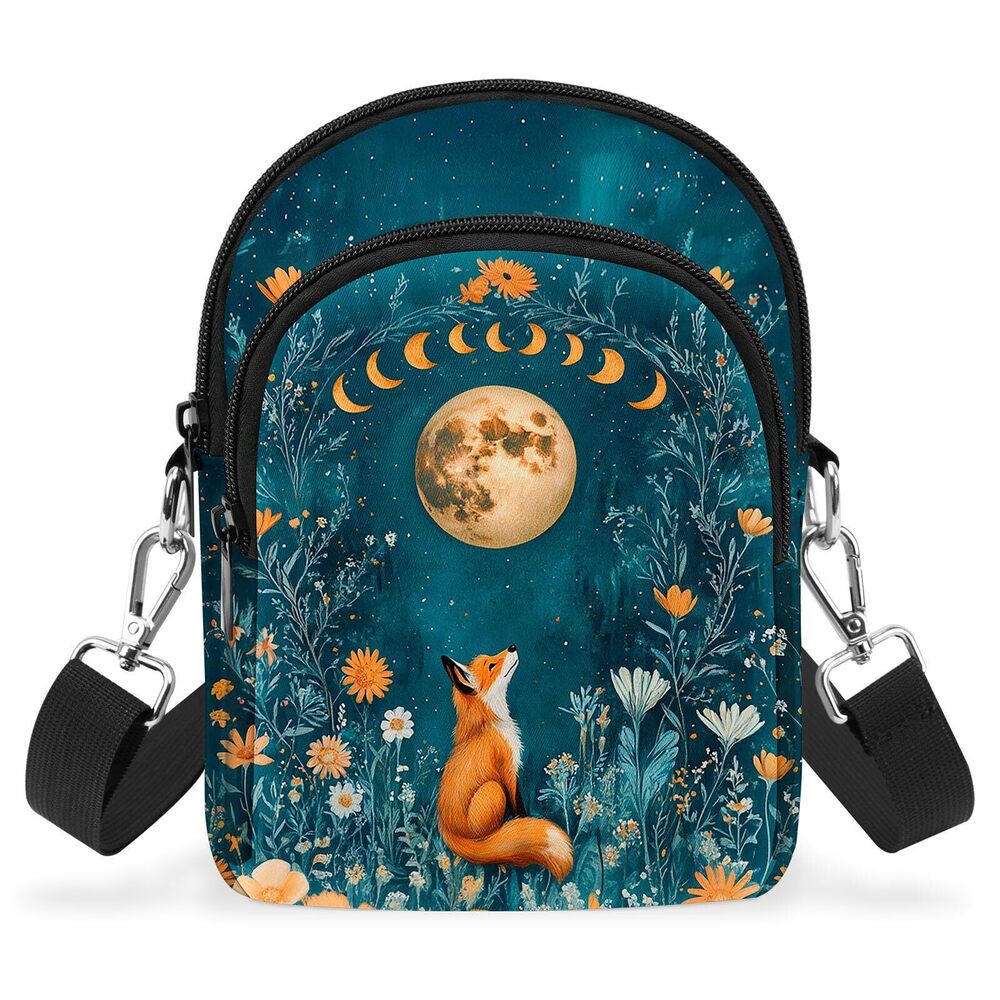 3294 Animal Small Crossbody Bag Cell Phone Purse with Adjustable Strap - Picture 1 of 7